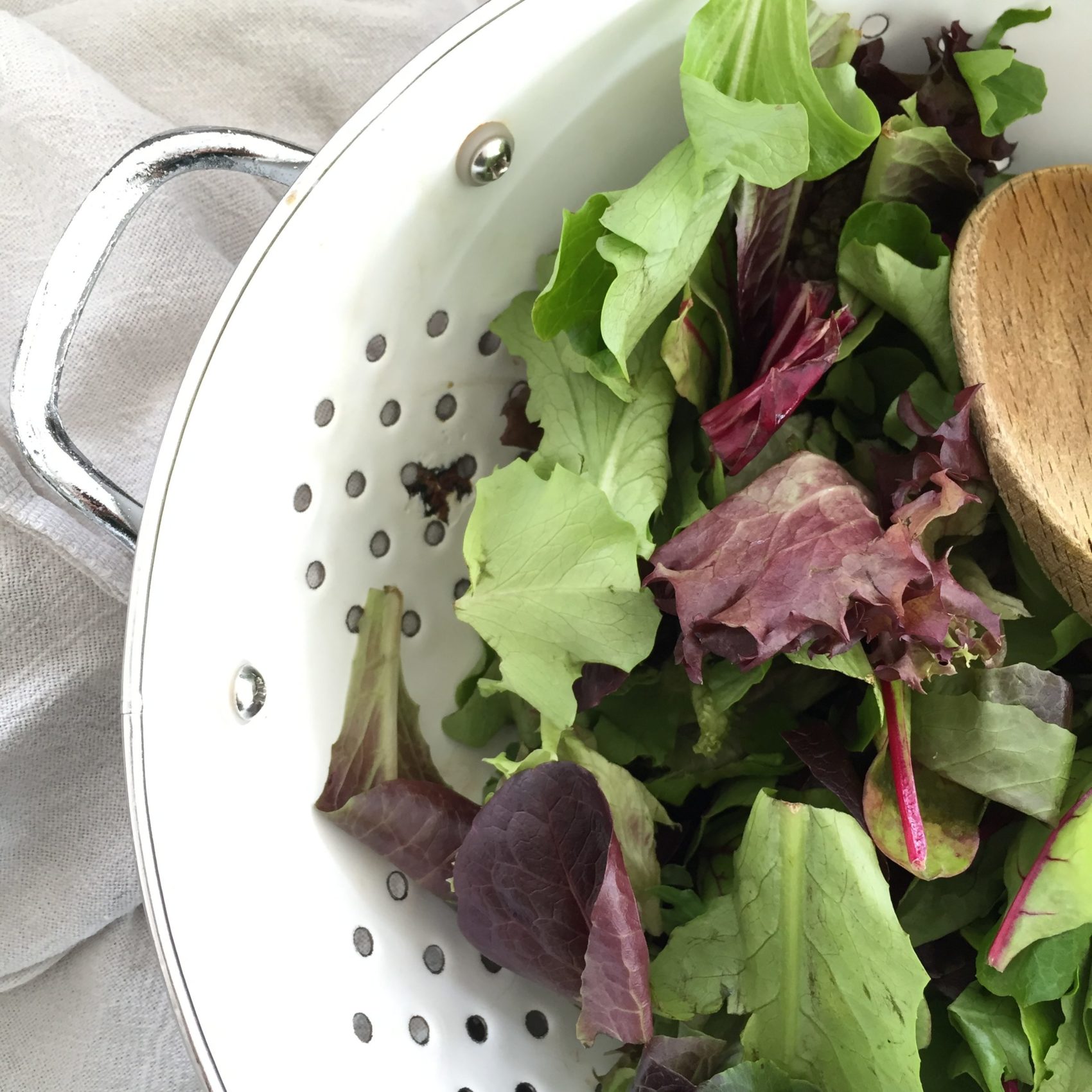 Kate-Horsman-Spring-Salad-colinder-salad-prep